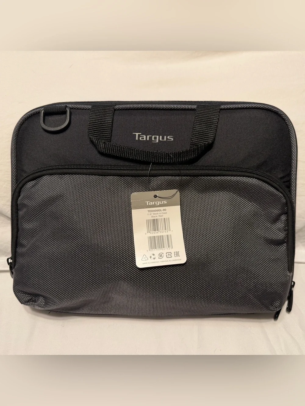 Targus 11.6” Work-in Laptop Case TED006GL-90 NWT
